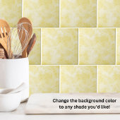 シンプル黄 タイル