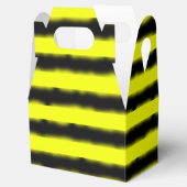 シンプル黄/黒蜂に似たストライプ フェイバーボックス (オープン)