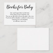 シンプル黒い書道の書道依頼の挿入 エンクロージャーカード (正面/裏面)