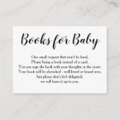 シンプル黒い書道の書道依頼の挿入 エンクロージャーカード (正面)