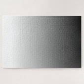 シンプル黒かミニマルら白へのグラデーション ジグソーパズル (横)