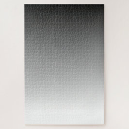 シンプル黒かミニマルら白へのグラデーション ジグソーパズル