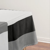 シンプル黒とグレーパターン テーブルクロス (インサイチュ)