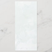 シンプル黒と白のメ結婚ニュー メニュー (裏面)