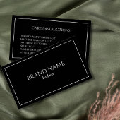 シンプル黒の指気に示エンクロージャカード