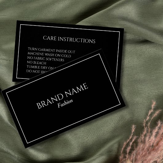 シンプル黒の指気に示エンクロージャカード