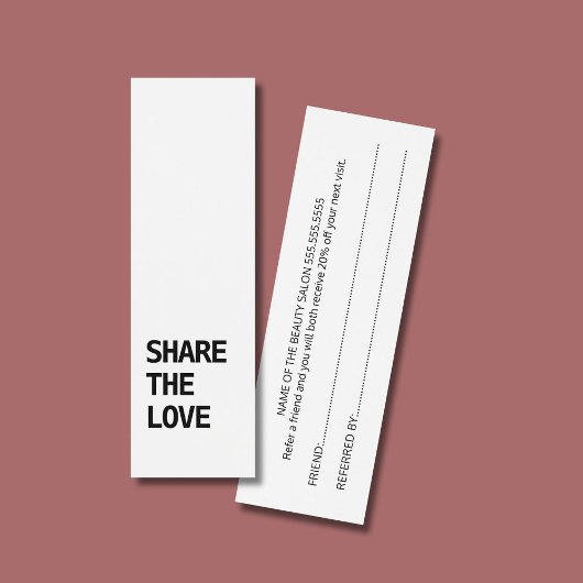 シンプル黒エレガント白の参照カード