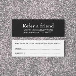 シンプル黒エレガント白の参照カード