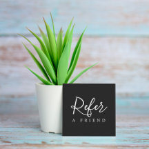 シンプル黒エレガント白の参照カード