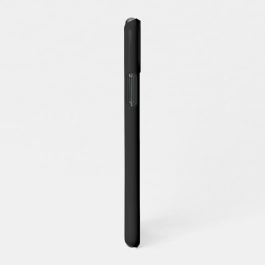 シンプル黒カスタム名の追加エレガント iPhoneケース (右側)