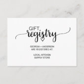 シンプル黒書景品原簿 エンクロージャーカード (正面)