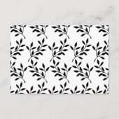 シンプル黒書景品原簿 エンクロージャーカード (裏面)