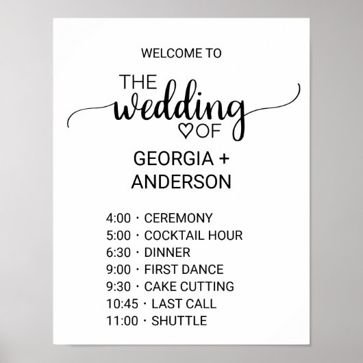 シンプル黒書道イベント ポスター (正面)