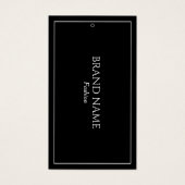 シンプル黒気に指示つるラベル (正面)