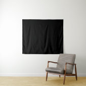 シンプル黒無地の色 タペストリー (インサイチュ(横))