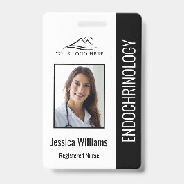 シンプル黒看護 バッジ