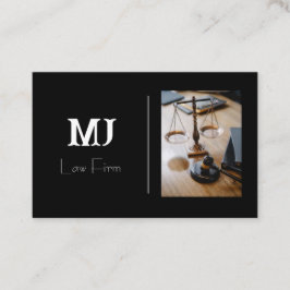 シンプル黒 名刺