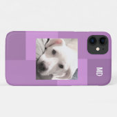 シンプル1つモダンのデザインライトパープル Case-Mate iPhoneケース (裏面(横))