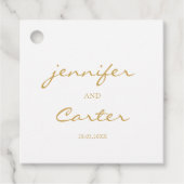 シンプル1枚エレガント(写真結婚1枚) フェイバータグ (正面)