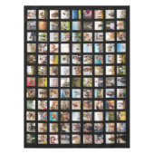 シンプル108モダン写真コラージュ テーブルクロス (正面)