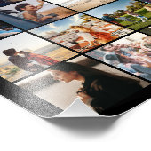 シンプル108モダン写真コラージュ フォトプリント            (角)