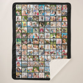 シンプル117フォトコラージュとキャプションの色 シェルパブランケット