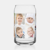 シンプル12フォトコラージュ ガラス缶 (左)