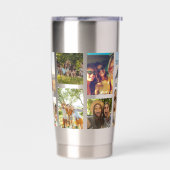 シンプル12フォトコラージュ 保温保冷タンブラー (左面)