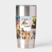 シンプル12フォトコラージュ 保温保冷タンブラー (背面)
