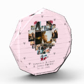 シンプル18ハート型フォトギフトgf bf フォトブロック (左)