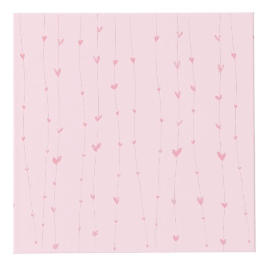 シンプル18ハート型フォトコラージュカップルのギフト フォトキューブ (右)