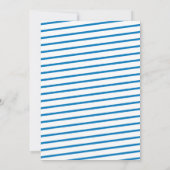 シンプル19歳の誕生日招待状紙吹雪ボーイ 招待状 (裏面)