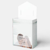 シンプル2エレガントフォトオーバーレイスクリプ結婚ト フェイバーボックス (オープン)