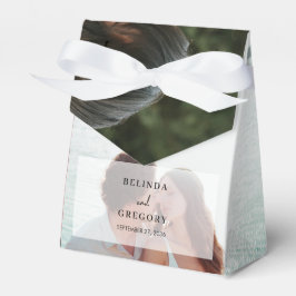 シンプル2エレガントフォトオーバーレイスクリプ結婚ト フェイバーボックス