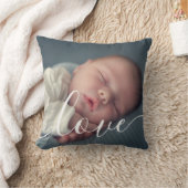 シンプル2エレガント枚フォトスクリプトラブ クッション (ブランケット)