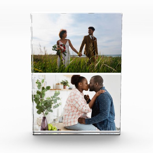 シンプル2フォトコラージュ フォトブロック (正面)