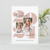 シンプル2年写真部卒業 サンキューカード (スタンド正面)