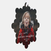 シンプル2枚おもしろいの写真のクリスマス オーナメントカード (右)