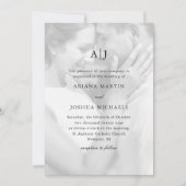 シンプル2枚の写真と結婚オーバーレイ 招待状 (正面)