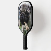 シンプル2枚の写真パーソナライズされた ピックルボールラケット (左)