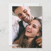 シンプル2枚の写結婚真 セーブザデート (裏面)