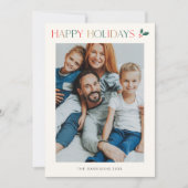 シンプル2枚フォトハカラフルピー シーズンカード (正面)