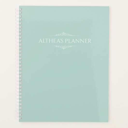 シンプル2020年エレガント予定表 |プランナー プランナー手帳 (正面)