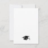 シンプル2025卒業式 ミニマル卒業パーティー 招待状 (裏面)