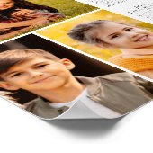 シンプル2026カレンダー 3枚の写真コラージュポスター ポスター (角)