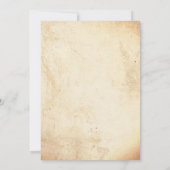 シンプル21素朴歳エレガントの誕生日パーティー 招待状 (裏面)