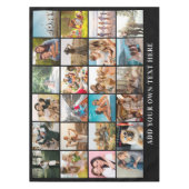 シンプル24モダン写真コラージュ テーブルクロス (正面)