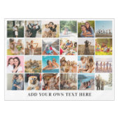 シンプル24モダン写真コラージュ テーブルクロス (正面(横))