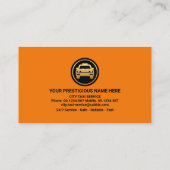 シンプル24/7イエロータクシー 名刺 (裏面)