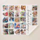 シンプル25フォトコラージュ引用文ファミリー名 シェルパブランケット (正面(横))